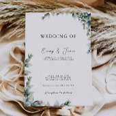 Invitation Mariage vert invite Modèle