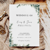 Invitation Mariage vert invite Modèle