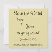 Invitation Mariage Victorien Mariée et Marié Enregistrer la D (Dos)