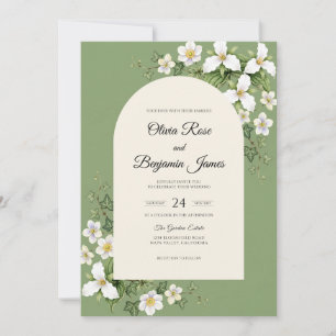 Invitation Mariage Vigne de Jasmin Olive Côtière