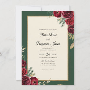Invitation Mariage Vigne de la Forêt de Bourgogne