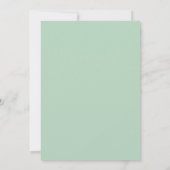 Invitation Mariage Vigne Lilas Menthe (Dos)