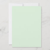 Invitation Mariage Vigne Menthe Mousse de Mer (Dos)