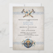 Invitation Mariage viking (Devant)