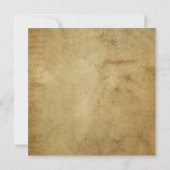 Invitation Mariage vintage (Dos)