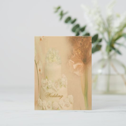 Invitation Mariage vintage (Debout devant)