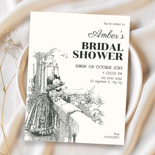 Invitation Mariage vintage