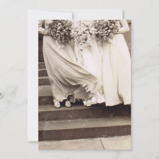 Invitation Mariage Vintage (Devant)