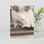 Invitation Mariage Vintage (Debout devant)