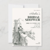 Invitation Mariage vintage (Devant)