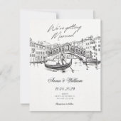 Invitation Mariage vintage (Devant)