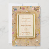 Invitation Mariage vintage Boho Butterfly Garden (Devant)