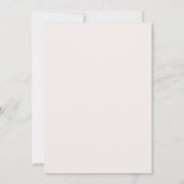 Invitation mariage vintage botanique blanc cassé (Dos)