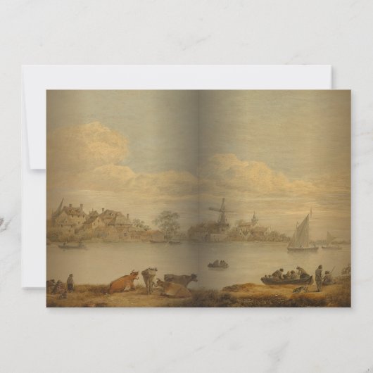 Invitation Mariage Vintage classique (Dos)