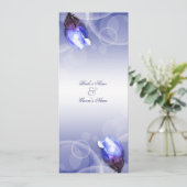 Invitation Mariage vintage d'hiver d'antiquité de rose de (Debout devant)