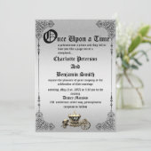 Invitation Mariage vintage Fairytale (Debout devant)