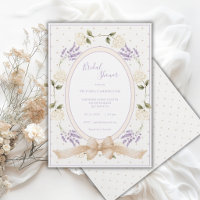 Mariage Vintage Fleuris Violet Neutre