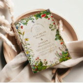 Invitation Mariage vintage Forest Berry