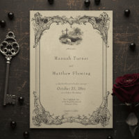 Mariage Vintage Gothique Toile Crâne Tan