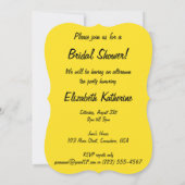 Invitation Mariage Vintage, Mariée Rétro Fête de Fiançailles (Dos)