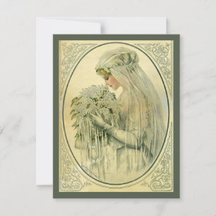 Invitation Mariage Vintage, Mariée Victorienne, Sauvegarder l
