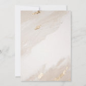 Invitation Mariage Vintage Or Beige (Dos)