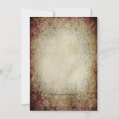 Invitation Mariage Vintage Paris Bain de Champagne Rose (Dos)