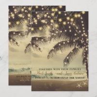 Mariage Vintage Plage Océan Palmiers & Lumières
