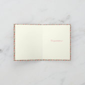 Invitation Mariage Vintage Roses, Dentelle et Oiseaux Bleus (Intérieur)