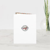 Invitation Mariage Vintage Roses, Dentelle & Oiseaux Bleus Sh (Dos)