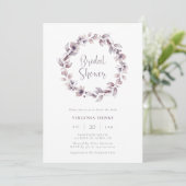 Invitation Mariage Violet (Debout devant)