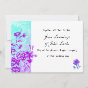 Invitation Mariage (violet)