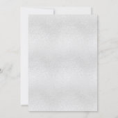 Invitation Mariage violet argenté violet brillant (Dos)