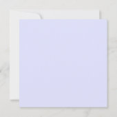 Invitation Mariage violet de plumes de paon de Glam (Dos)