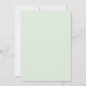 Invitation Mariage Violet Wisteria Menthe (Dos)