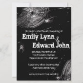 Invitation Mariage virtuel Cobwebs et araignées blanches (Devant)