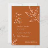 Invitation Mariage Virtuel de Save the Date avec Photo en Ter (Devant)