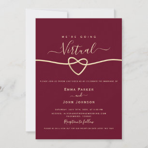 Invitation Mariage Virtuel en Bourgogne