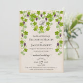 Invitation Mariage virtuel Grapevine (Debout devant)