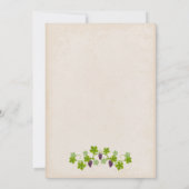 Invitation Mariage virtuel Grapevine (Dos)
