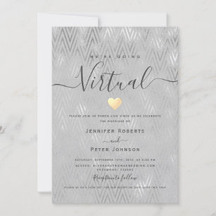 Invitation Mariage virtuel Silver