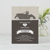 Invitation Mariage Voiture Deux Pièces Gay Mariage (Debout devant)