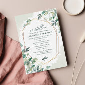 Invitation Mariage Vow Renouvellement Eucalyptus Anniversaire