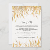 Invitation Mariage Western Country Rustique (Devant)