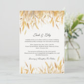 Invitation Mariage Western Country Rustique (Debout devant)