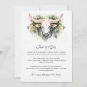 Invitation Mariage Western Rustique (Devant)