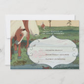 Invitation Mariage Whimsical Cheval RSVP (Devant)