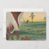 Invitation Mariage Whimsical Cheval RSVP (Dos)