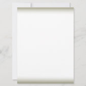 Invitation Mariage White Antique Daisy (Dos)