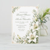 Invitation Mariage White Lily (Debout devant)